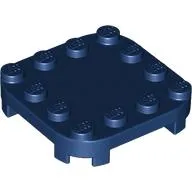 Plate Round Corners 4 x 4 x 2/3 Circle with Reduced Knobs