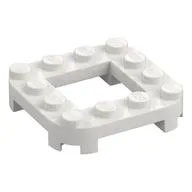 Plate Round Corners 4 x 4 x 2/3 Circle with 2 x 2 Opening