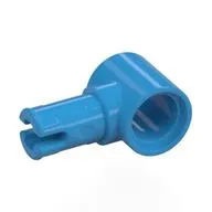 Technic Pin Connector Hub with 1 Pin with Friction Ridges Lengthwise
