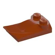 Wedge Curved 2 x 3 x 2/3 Two Studs, Wing End