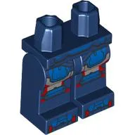 Hips and Dark Blue Legs with Blue/Red/Silver Armor Plating (Iron Patriot) print