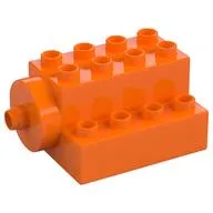 Duplo Brick 4 x 4 x 2 with Large Rotor Mounting (Ferris Wheel)