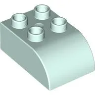 Duplo Brick 2 x 3 with Curved Top