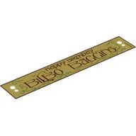 Banner 14 x 2 with Red 'HAPPY BIRTHDAY BILBO BAGGINGS' print