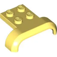 Wheel Arch, Mudguard 3 x 4 with 2 x 2 Plate