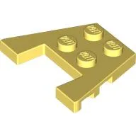 Wedge Plate 3 x 4 with Stud Notches [Reinforced Underside]