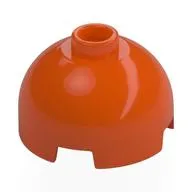 Brick Round 2 x 2 Dome Top, Vented Stud
