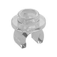 Plate Round 1 x 1 with Hollow Stud and Underside Clip