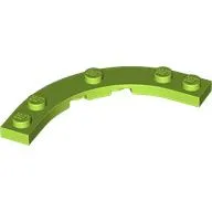 Plate Round Corner 5 x 5 with 4 x 4 Round Cutout