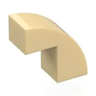 Brick Curved 1 x 2 x 1 2/3 with 1 Cutout