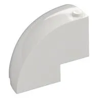 Brick Round Corner 5 x 5 x 3 1/3 Quarter Dome Top [Plain]