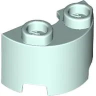 Brick Round, Half 1 x 2