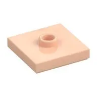 Plate Special 2 x 2 with Groove and Center Stud (Jumper)