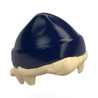 Hair and Hat, Short Hair and Beanie Dark Blue pattern