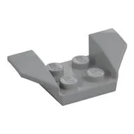 Mudguard 2 x 4 with 2 x 2 Studs and Flared Wings