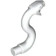 Animal, Snake Head with Open Mouth, Fangs and Curved Neck with Bar