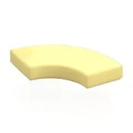 Tile 2 x 2 Curved, Macaroni