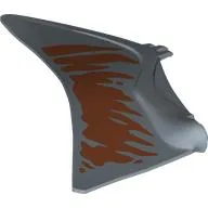 Animal Body Part, Dinosaur, Quetzalcoatlus Wing, Left with Dark Orange Shapes print