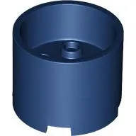 Brick Round 3 x 3 x 2 Recessed Center with 2 x 2 Studs and Axle Hole