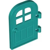 Door Right 4 x 6 with Curved Top, Bars