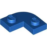 Plate Round Corner 2 x 2 with 1 x 1 Cutout