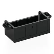 Treasure Chest Bottom with Rear Slots, No Groove