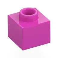 Plate 1 x 1 x 2/3 with Open Stud