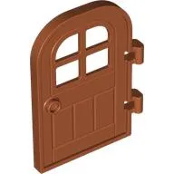 Door Right 4 x 6 with Curved Top, Bars