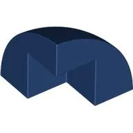 Brick Round Corner, Curved 2 x 2 x 1 2/3 Quarter Dome with 1 Cutout