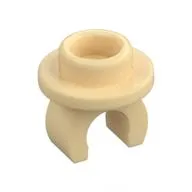 Plate Round 1 x 1 with Hollow Stud and Underside Clip