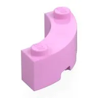 Brick Round Corner 3 x 3 Macaroni with 2 Studs