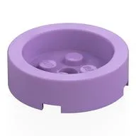 Brick Round 4 x 4 with Recessed Center