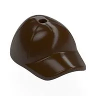 Hat / Cap Short Curved Bill with Seams and Hole on Top