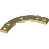 Plate Round Corner 5 x 5 with 4 x 4 Round Cutout