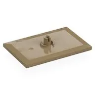 Tile Special 6 x 4 with Beveled Edges and 5mm Pin (Train Bogie Plate)