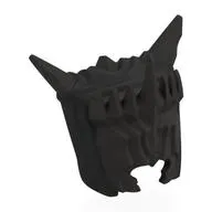 Helmet with Grill, Spiked Crown with Black Hood Pattern (Mouth of Sauron)