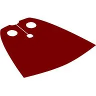Neckwear Cape, Standard [Spongy Stretchable Fabric] with Dark Red Side