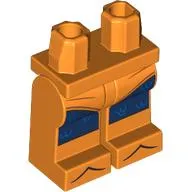 Hips and Orange Legs with Leotard, Dark Blue Pants print