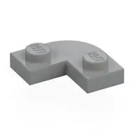 Plate Round Corner 2 x 2 with 1 x 1 Cutout