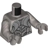 Torso, Robot Body, Armor Plating, Flat Silver Arms and Hands
