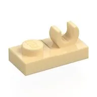 Plate Special 1 x 2 [Open O Top Clip]