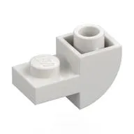 Brick Curved Inverted 1 x 2 with 1 x 1 Cutouts