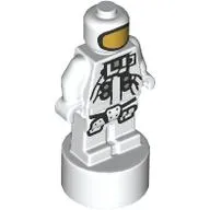 Minifig Trophy Statuette with Astronaut print