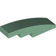 Slope Curved 4 x 1 No Studs [Stud Holder with Symmetric Ridges]