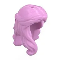 Hair, Long Wavy with Lock on Side