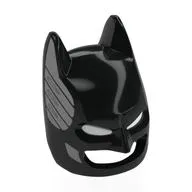 Mask, Batman Cowl with White Eyes pattern with Silver Plating print