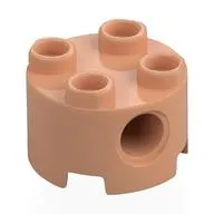 Brick Round 2 x 2, Pin Holes