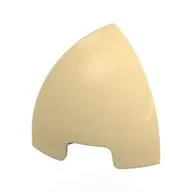 Brick Round Curved 1 x 1 x 1 Quarter Dome