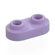 Plate Special 1 x 2 Rounded with 2 Open Studs
