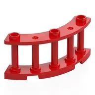 Fence Spindled 4 x 4 x 2 Quarter Round with 3 Studs